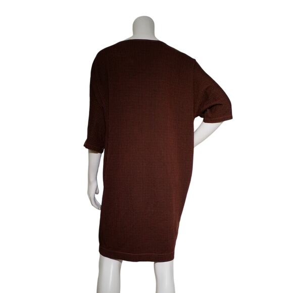 Bryn Walker Dress | Small | Brown & Black Stretch Pullover - Picture 3 of 7